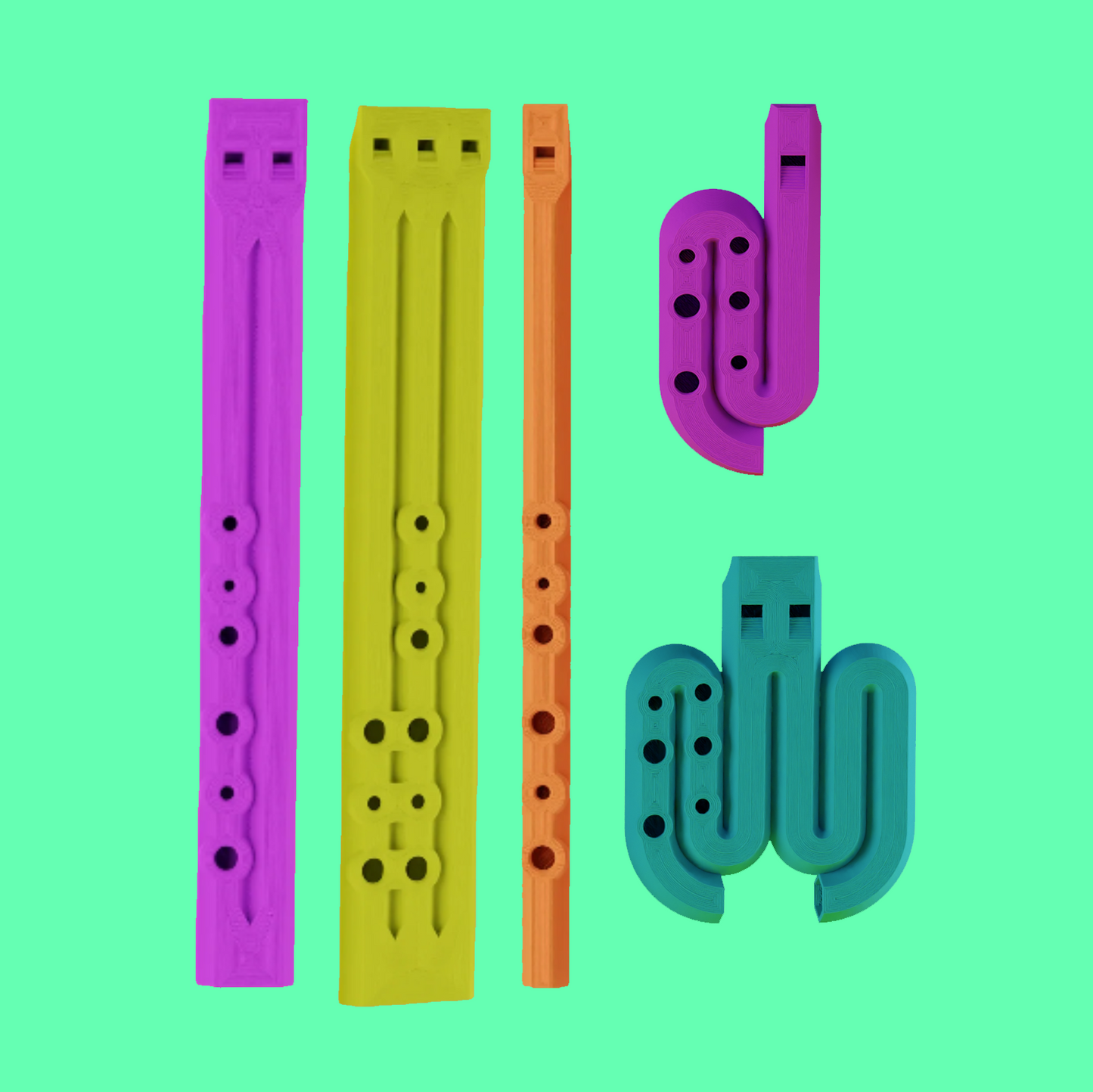 Pocketable high flute set!