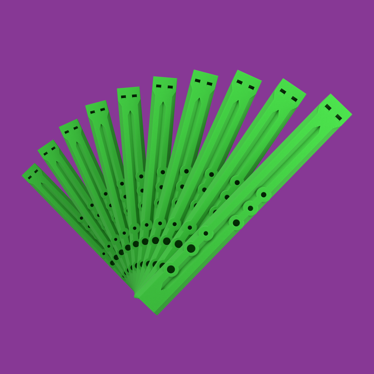 Major Harmonizer collection, ten sizes