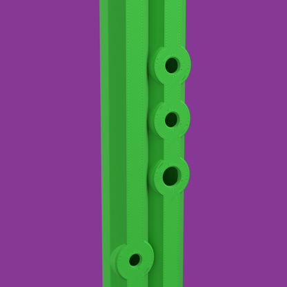 Major Harmonizer printed surface and finger holes