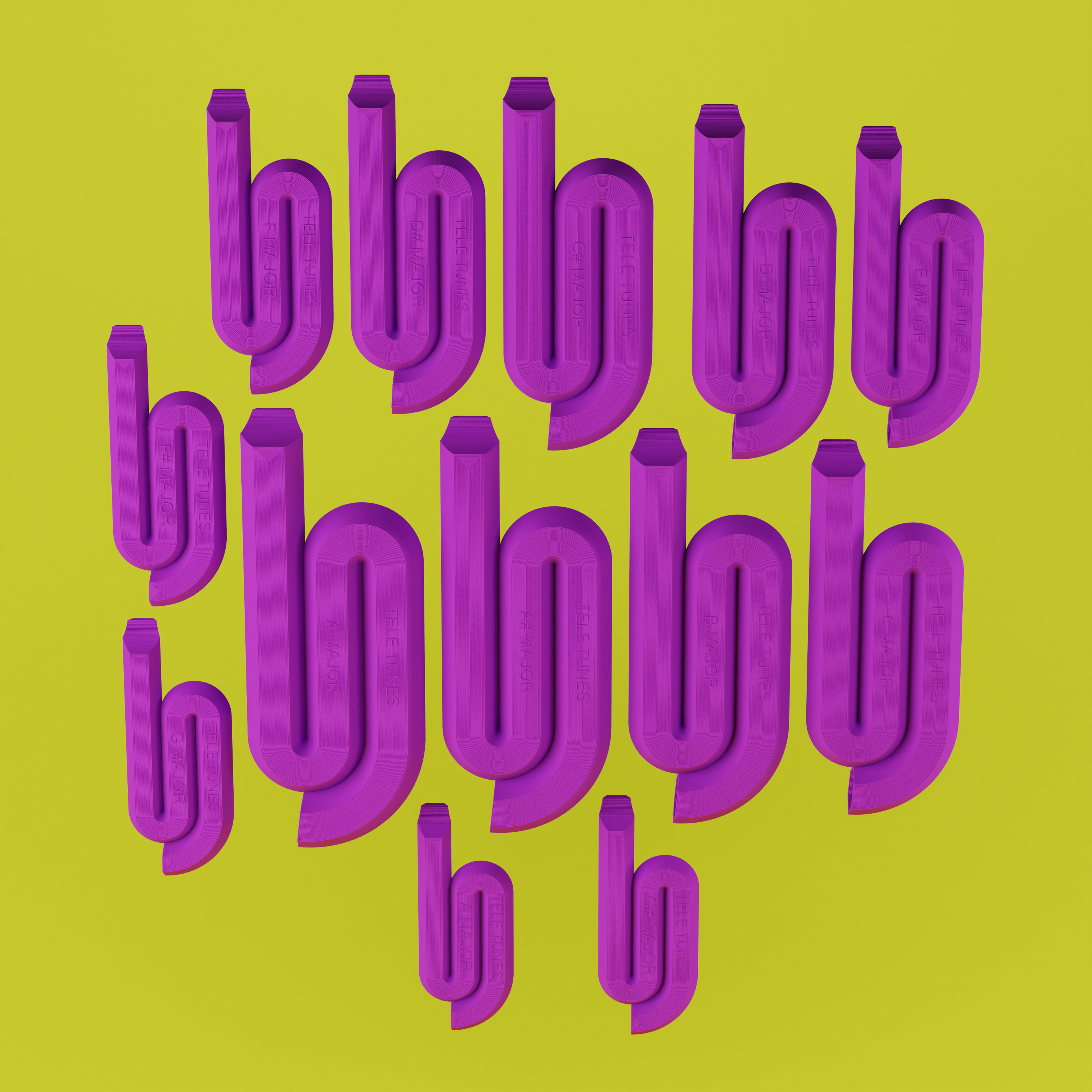 Tele Tunes 3D Printable Collapsible Flute 3d files and stl's