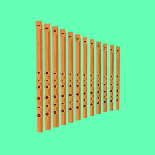 Tele Tunes 3D Printable Collapsible Flute 3d files and stl's – Tele ...
