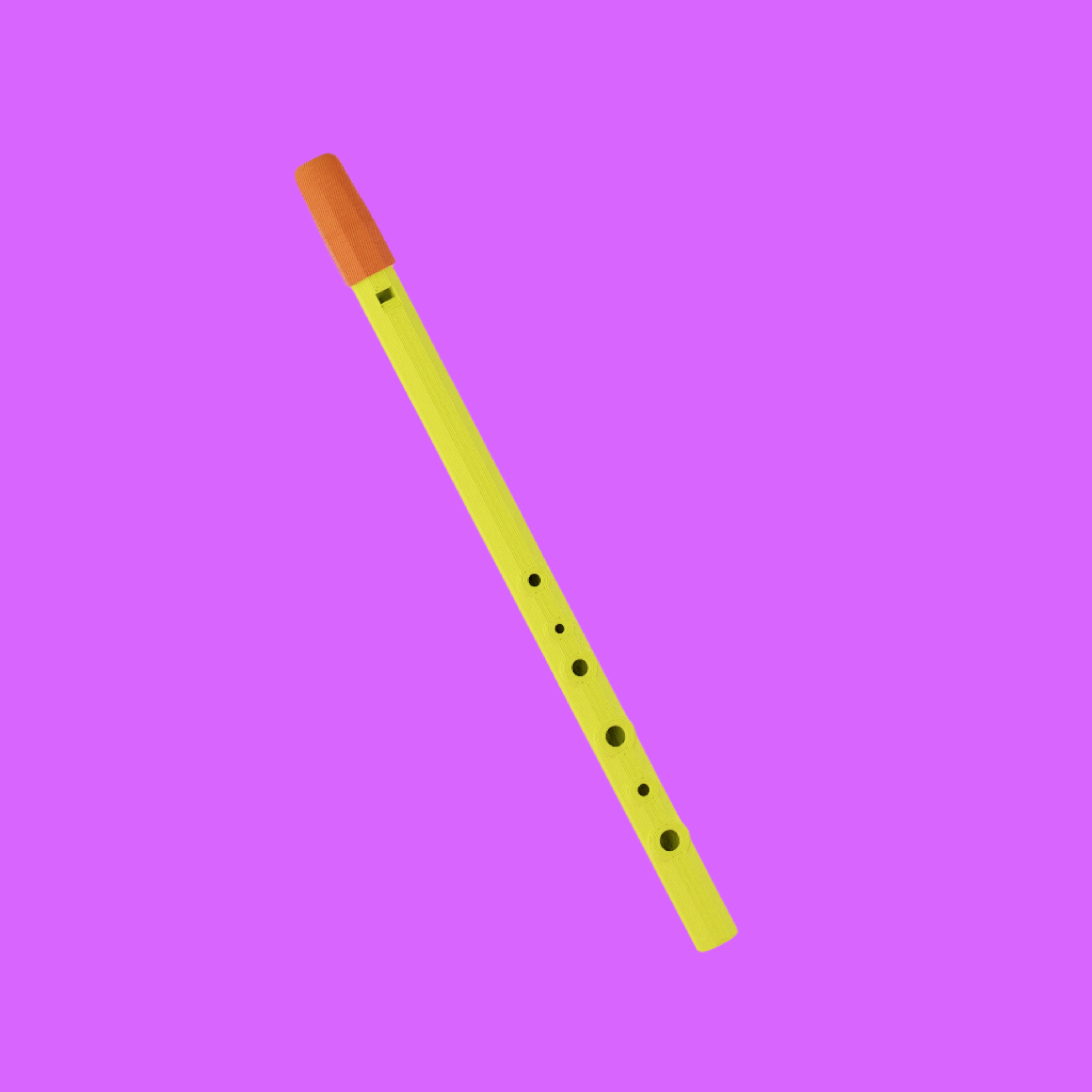Tele Tunes 3D Printable Collapsible Flute 3d files and stl's