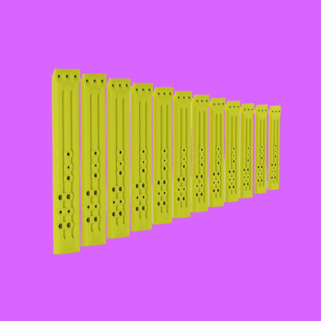 Tele Tunes 3D Printable Collapsible Flute 3d files and stl's