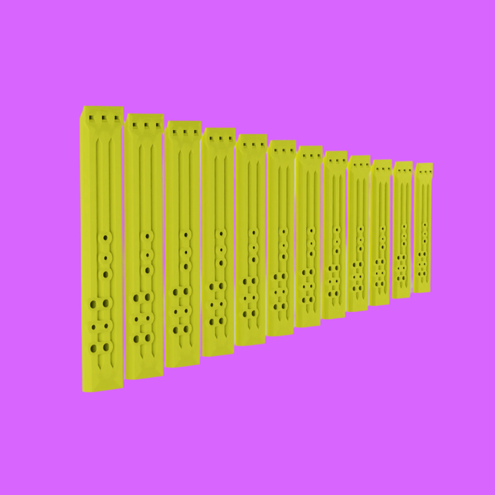Tele Tunes 3D Printable Collapsible Flute 3d files and stl's
