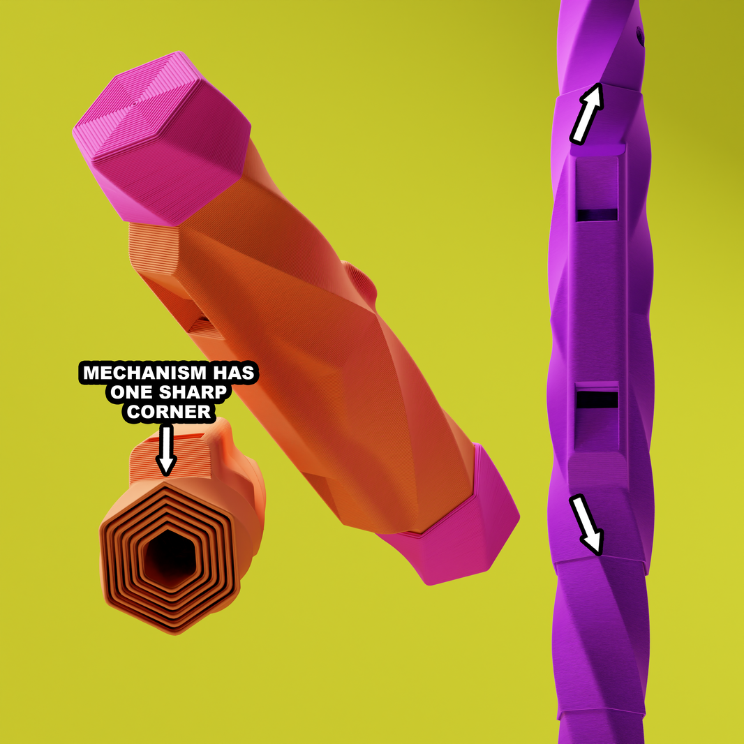 Tele Tunes 3D Printable Collapsible Flute 3d files and stl's